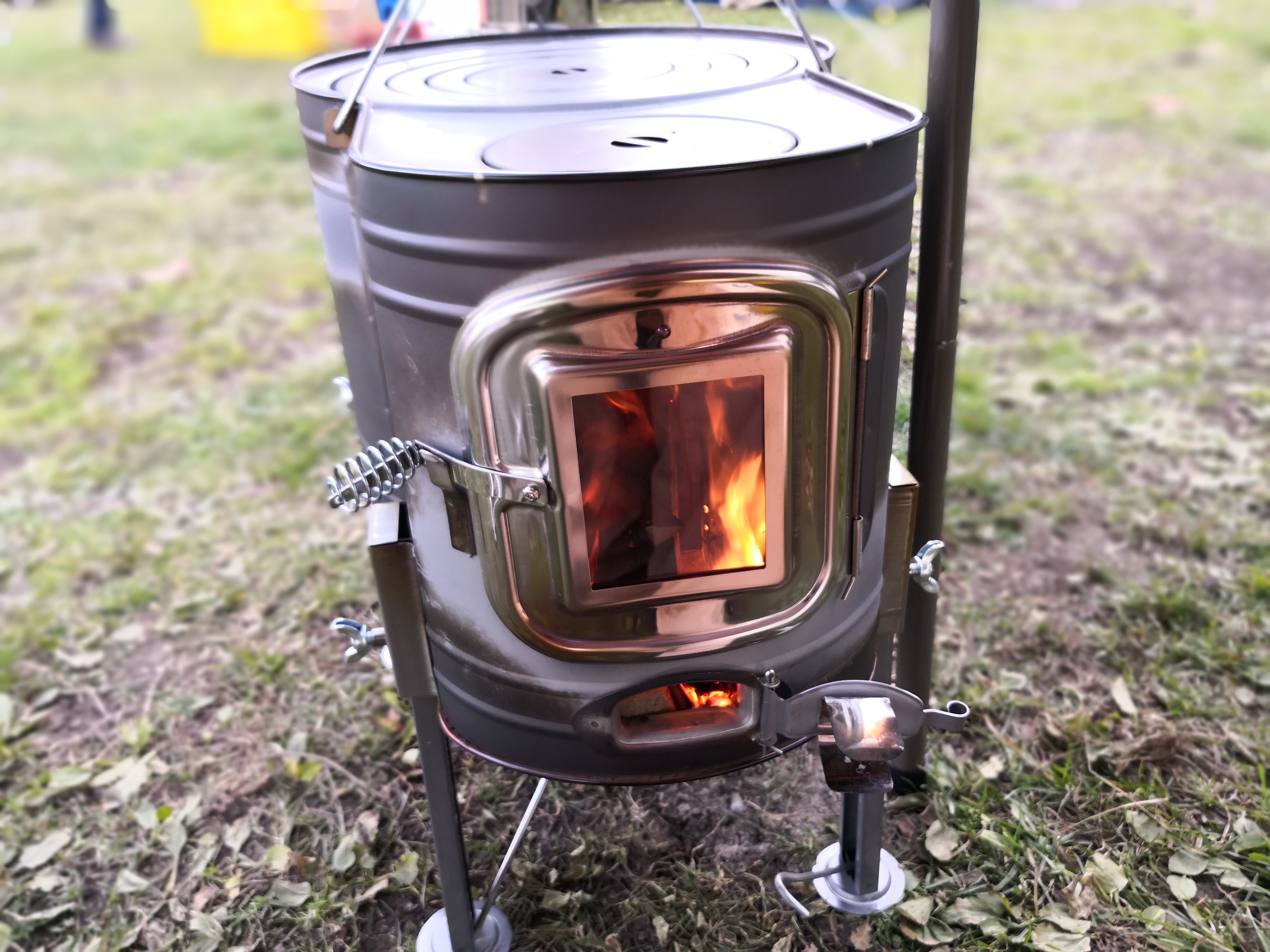 冬キャンプの時期が来た！！寒さを乗り越えるために薪ストーブ買ったった！！！！【ホンマ製作所 ストーブコンロセット】 | Tasky's Blog